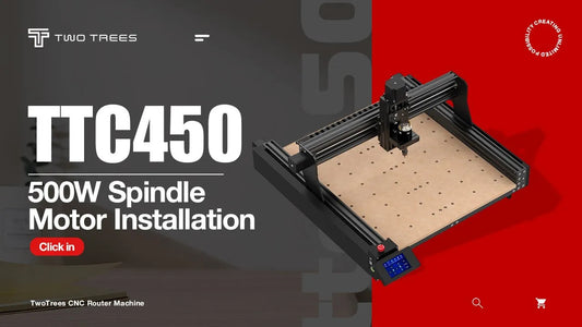 TTC450 500W Spindle Motor Installation