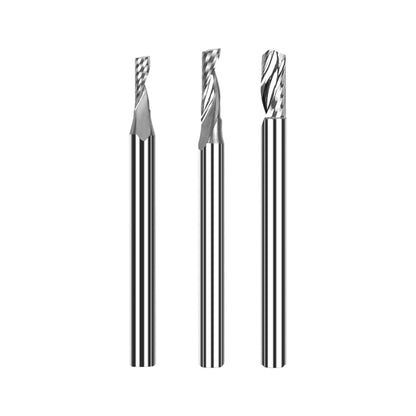 Twotrees 3PCS HRC55 3.175mm Carbide End Mill Cutter