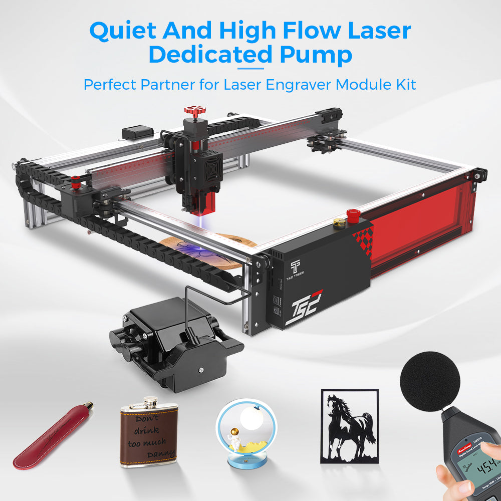 LASER TREE 30L/Min AC 110V 220V Air Assist Pump for Laser Cutter Portable  CNC Machine Kit for laser Cutting Engraver Low Noise