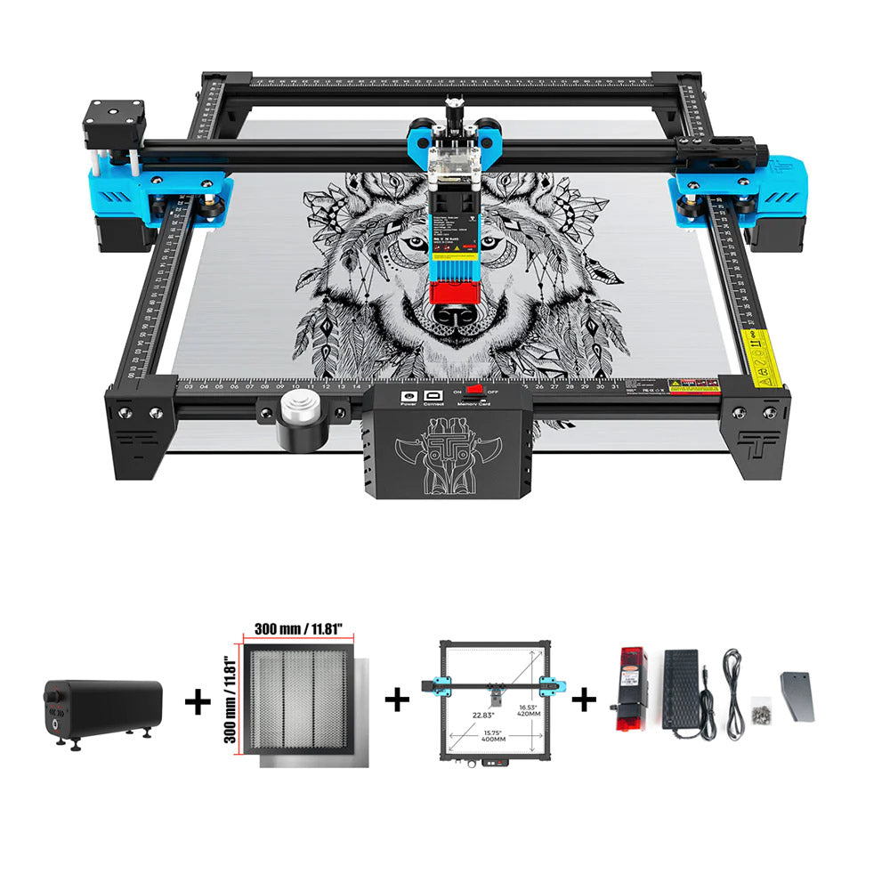 TTS Series Laser Engraver Bundle