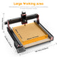 Twotrees TTC-450 PRO CNC Router Machine + TC20 Laser Module + 500W Motor + Vacuum Cleaner  +End Mills