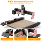 Twotrees TTC-450 PRO CNC Router Machine + 500w Motor + 4th Axis CNC Rotary + End Mills