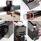 Twotrees TTC-450 PRO CNC Router Machine + 500W Motor + 4th Axis Module + Vacuum Cleaner  +End Mills