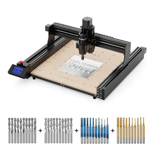 Twotrees TTC-450 CNC-Fräsmaschine + 500-W-Motor + Schaftfräser