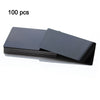 Two Trees 100 Pcs Metal Business Card 0.2mm Thickness Aluminum Alloy Blanks Card - Bright black