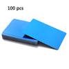 Two Trees 100 Pcs Metal Business Card 0.2mm Thickness Aluminum Alloy Blanks Card - Blue