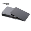 Two Trees 100 Pcs Metal Business Card 0.2mm Thickness Aluminum Alloy Blanks Card - Matte black