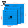 Quadratischer Heatbed-Aufkleber, Hot-Bed-Build-Plattenband, Oberflächen-Flexplatte für Ender 3 - Blau (mit Griff)
