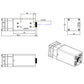 Graviermaschine Lasermodul Laser 24V10W mit Schutzhülle