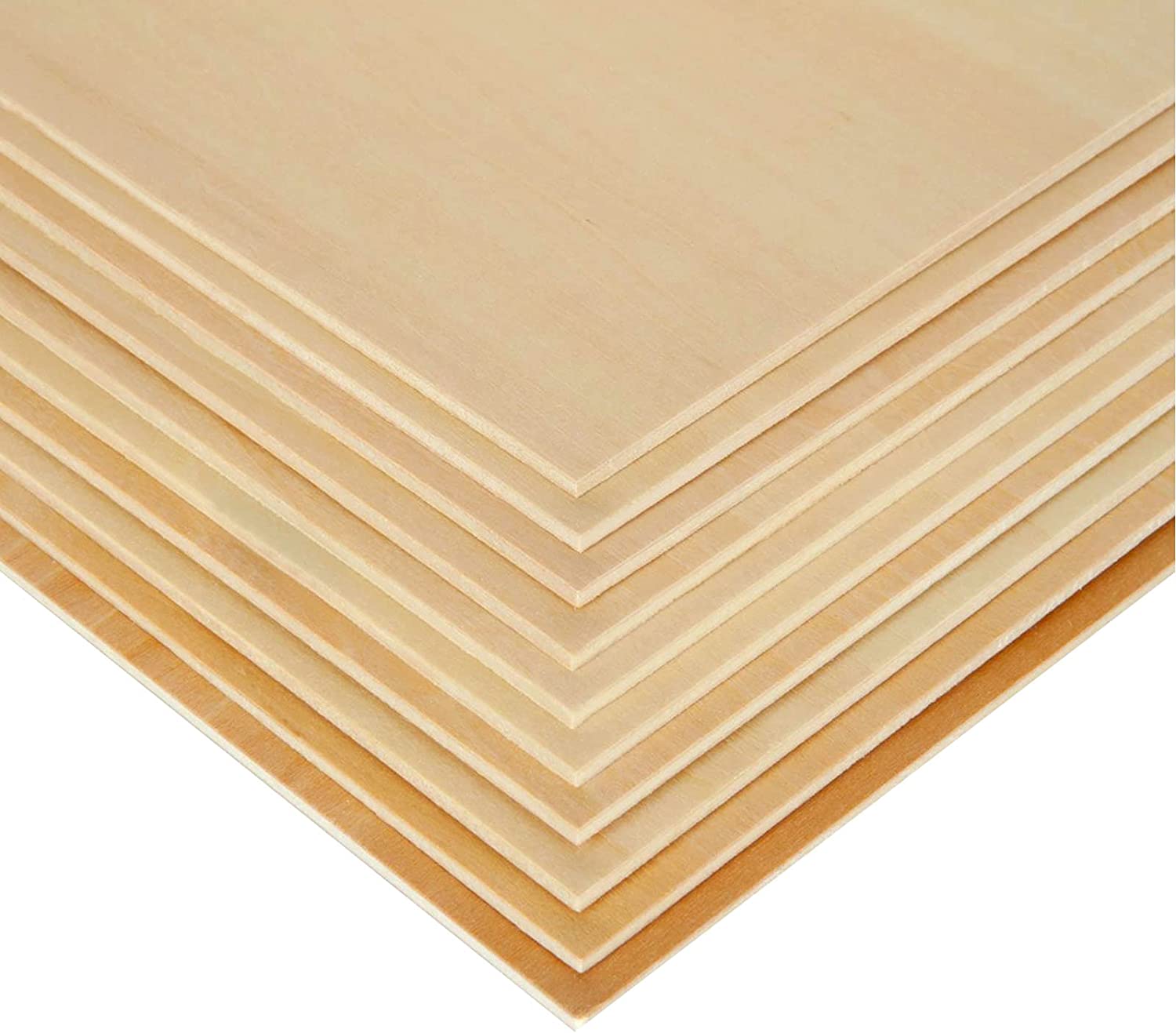 10pcs A3 Plywood Sheets 3mm Thickness (+/- 0.2mm) Basswood Plywood